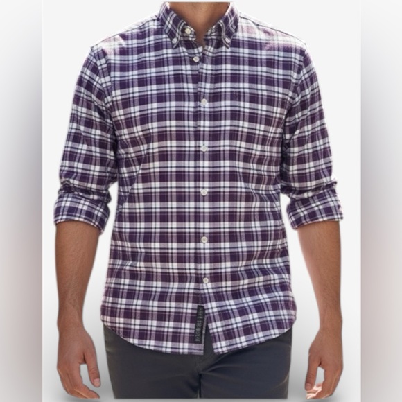 Michael Kors Other - Michael Kors Tall Fit Airsoft Stretch Plaid Button Down Shirt 18 1/2 36/37